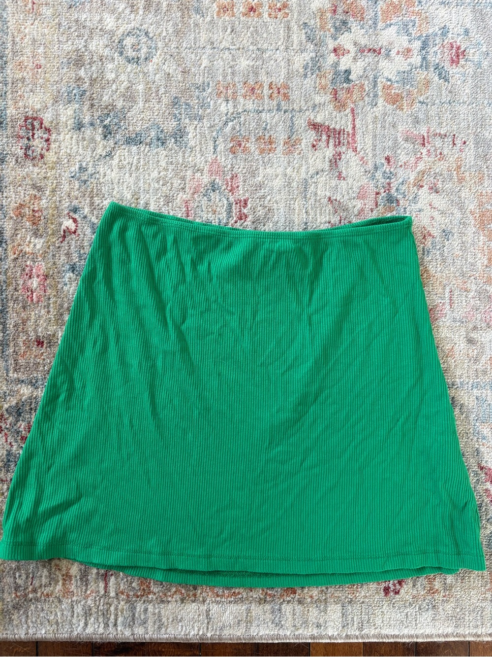 Princess Poly Ribbed Mini Skirt